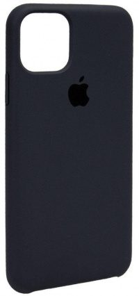 Накладка оригинальная Silicone cover iPhone 12/12 Pro (silky & soft-touch) (black)