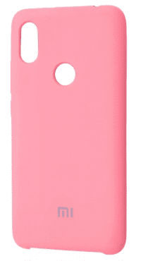 Накладка оригинальная Silicone cover Xiaomi Redmi Note 7 (silky & soft-touch) (rose)