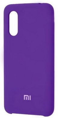 Накладка оригинальная Silicone cover Xiaomi Mi9 (silky & soft-touch) (purple)