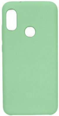 Накладка оригинальная Silicone cover Xiaomi Mi 9T (silky & soft-touch) (green)