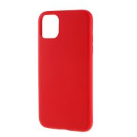 Накладка оригинальная Silicone cover iPhone 11 Pro Max (silky & soft-touch) (red)