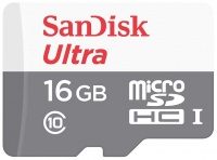 Карта памяти SanDisk Ultra microSDXC 16Gb Class 10 80MB/s w/o adapter