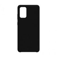 Накладка оригинальная Silicone cover Samsung Galaxy S20+ (silky & soft-touch) (black)