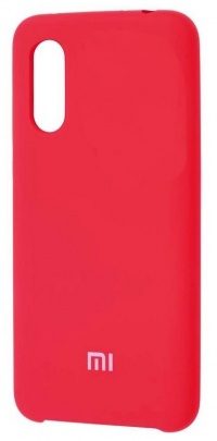 Накладка оригинальная Silicone cover Xiaomi Mi9 (silky & soft-touch) (red)