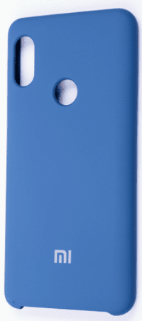 Накладка оригинальная Silicone cover Xiaomi Mi A3 (silky & soft-touch) (blue)