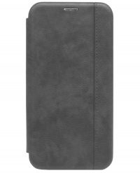 Чехол-книжка со строчкой для Apple iPhone 11 (grey)