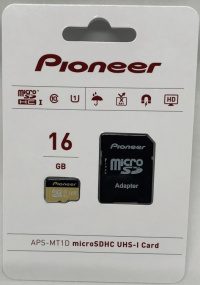 Карта памяти Pioneer microSDXC 16Gb Class 10/U1/UHS1