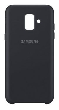 Накладка оригинальная Silicone cover Samsung Galaxy A6 2018 (silky & soft-touch) (black)