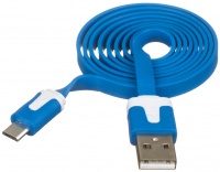 Кабель USB microUSB Red Line синий 1м