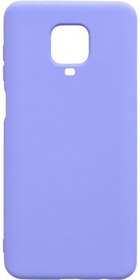 Накладка оригинальная Silicone cover Xiaomi Redmi Note 9 Pro & 9S (silky & soft-touch) (lilac)