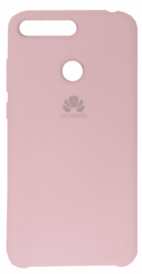 Накладка оригинальная Silicone cover Honor View 20 (silky & soft-touch) (rose)