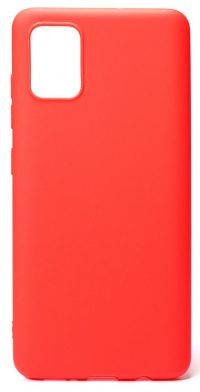 Накладка матовая Samsung Galaxy A41 2020 (red)