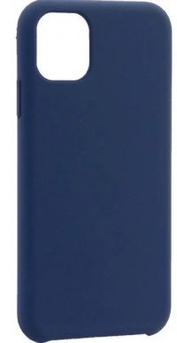 Накладка оригинальная Silicone cover Samsung Galaxy A51 2020 (silky & soft-touch) (dark blue)