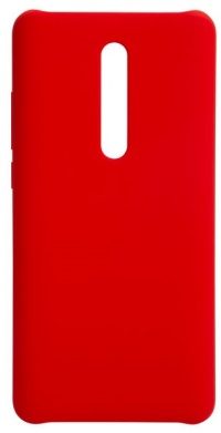 Накладка оригинальная Silicone cover Xiaomi Mi 9T (silky & soft-touch) (red)
