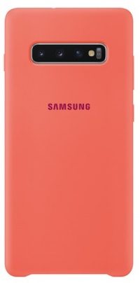 Накладка оригинальная Silicone cover Samsung Galaxy S10e (silky & soft-touch) (rose)