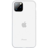 Накладка оригинальная Silicone cover iPhone 11 Pro Max (silky & soft-touch) (white)