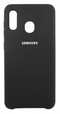 Накладка оригинальная Silicone cover Samsung Galaxy Note 10 (silky & soft-touch) (black)