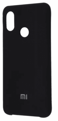 Накладка оригинальная Silicone cover Xiaomi Mi A3 (silky & soft-touch) (black)