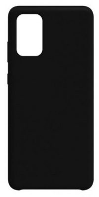 Накладка оригинальная Silicone cover Samsung Galaxy A31 2020 (silky & soft-touch) (black)